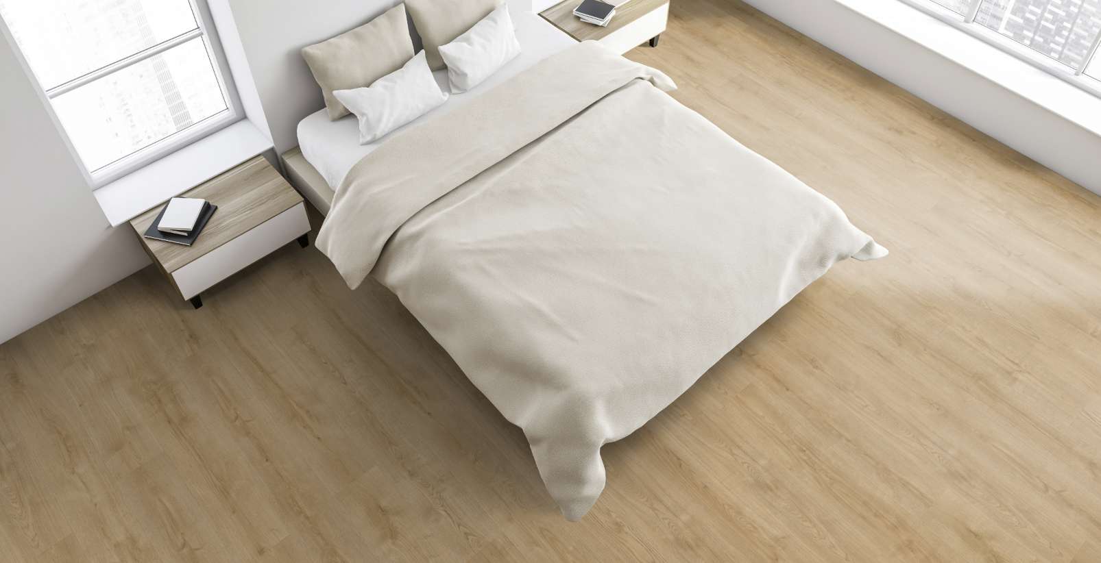 Palermo Sarocco Oak, SC, 8.5 mm, Standard Plank - Room Scene