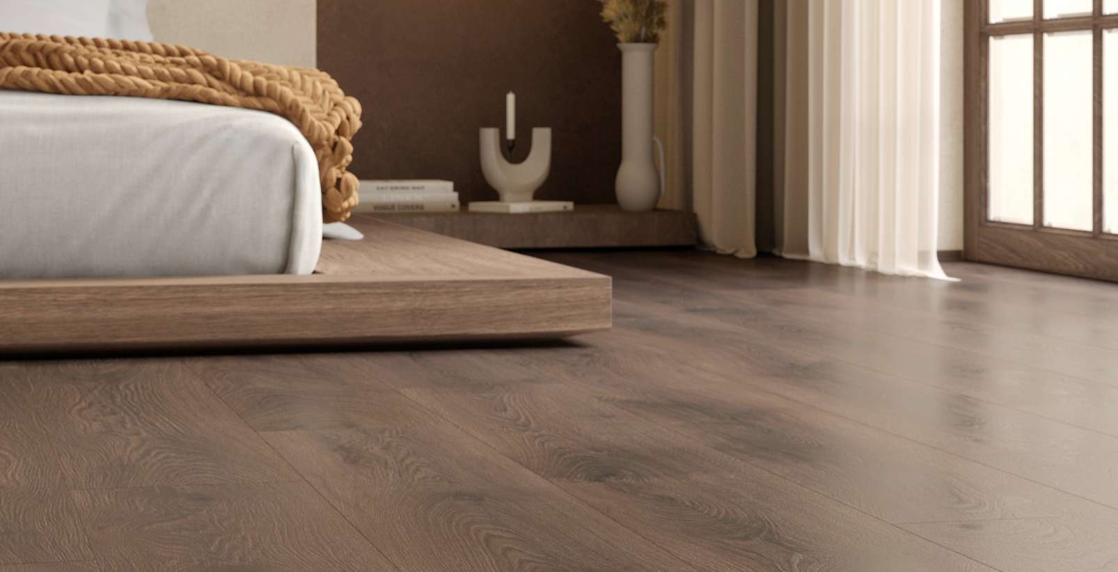 Bourbon Hills Oak, HO, 7 mm, Standard Plank - Room Scene