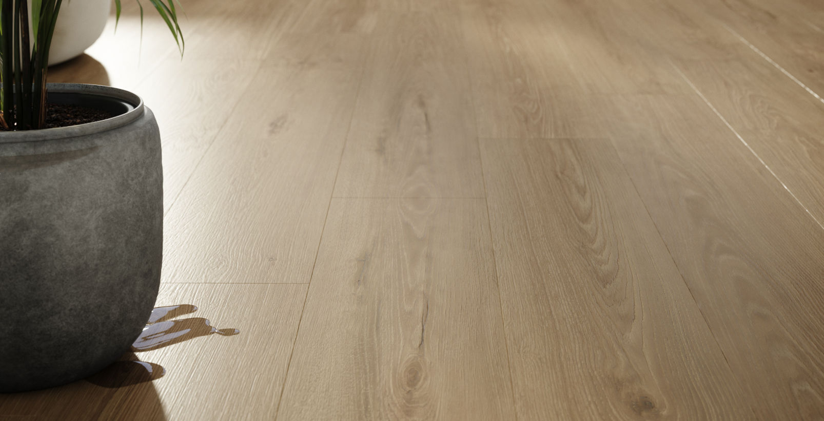 Smoked Montanara Oak, MR, 9 mm, Herringbone - Room Scene