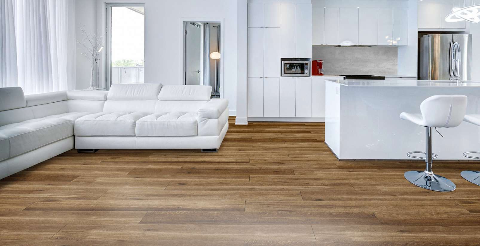 Rosefinch Oak, SO, 6 mm, Wide Plank - Room Scene