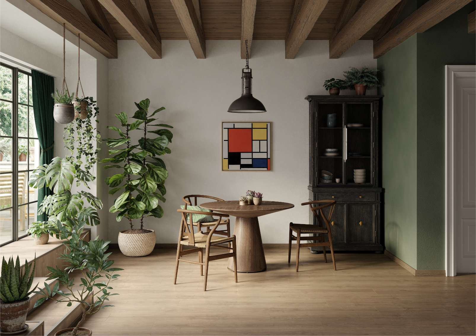 Avola Sarocco Oak, SC, 8.5 mm, Standard Plank - Room Scene