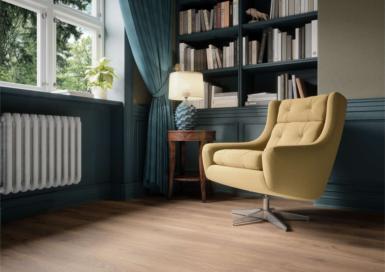 Biscotti Oak, RO, 8 mm, Standard Plank - Room Scene