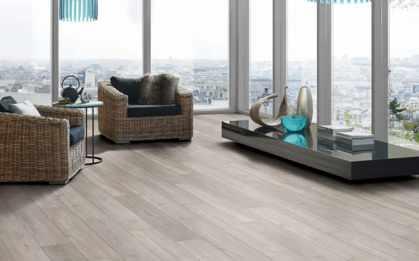 Rockford Oak, NL, 8 mm, Standard Plank - Room Scene