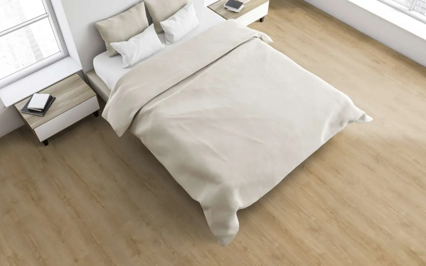 Palermo Sarocco Oak, SC, 8.5 mm, Standard Plank - Room Scene