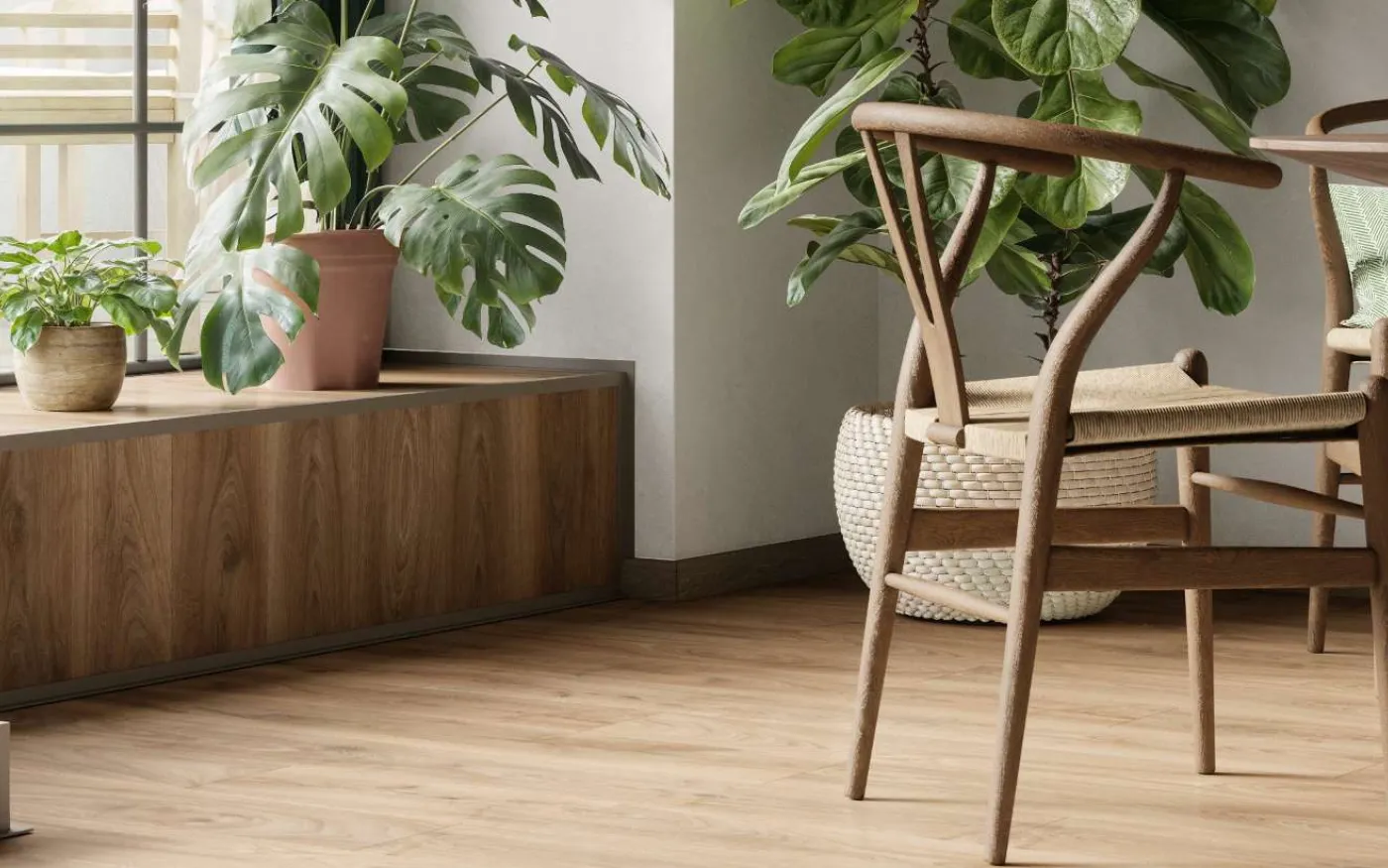 Historic Oak, HO, 8 mm, Standard Plank - Room Scene