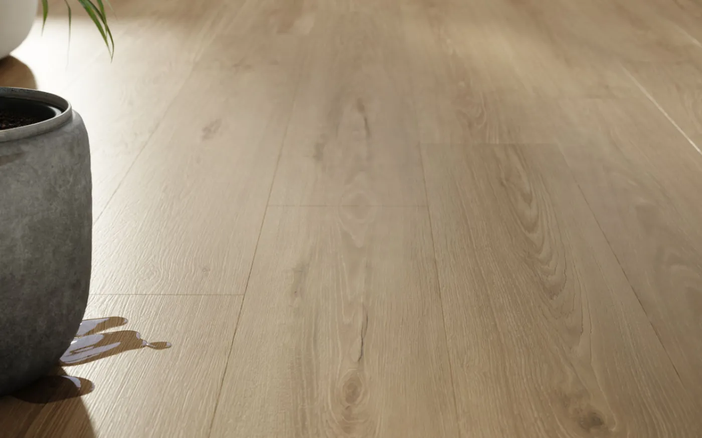 Smoked Montanara Oak, MR, 9 mm, Herringbone - Room Scene