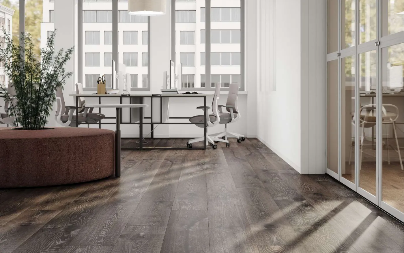 Sepia Tegernsee Oak, TG, 12 mm, Long Plank - Room Scene