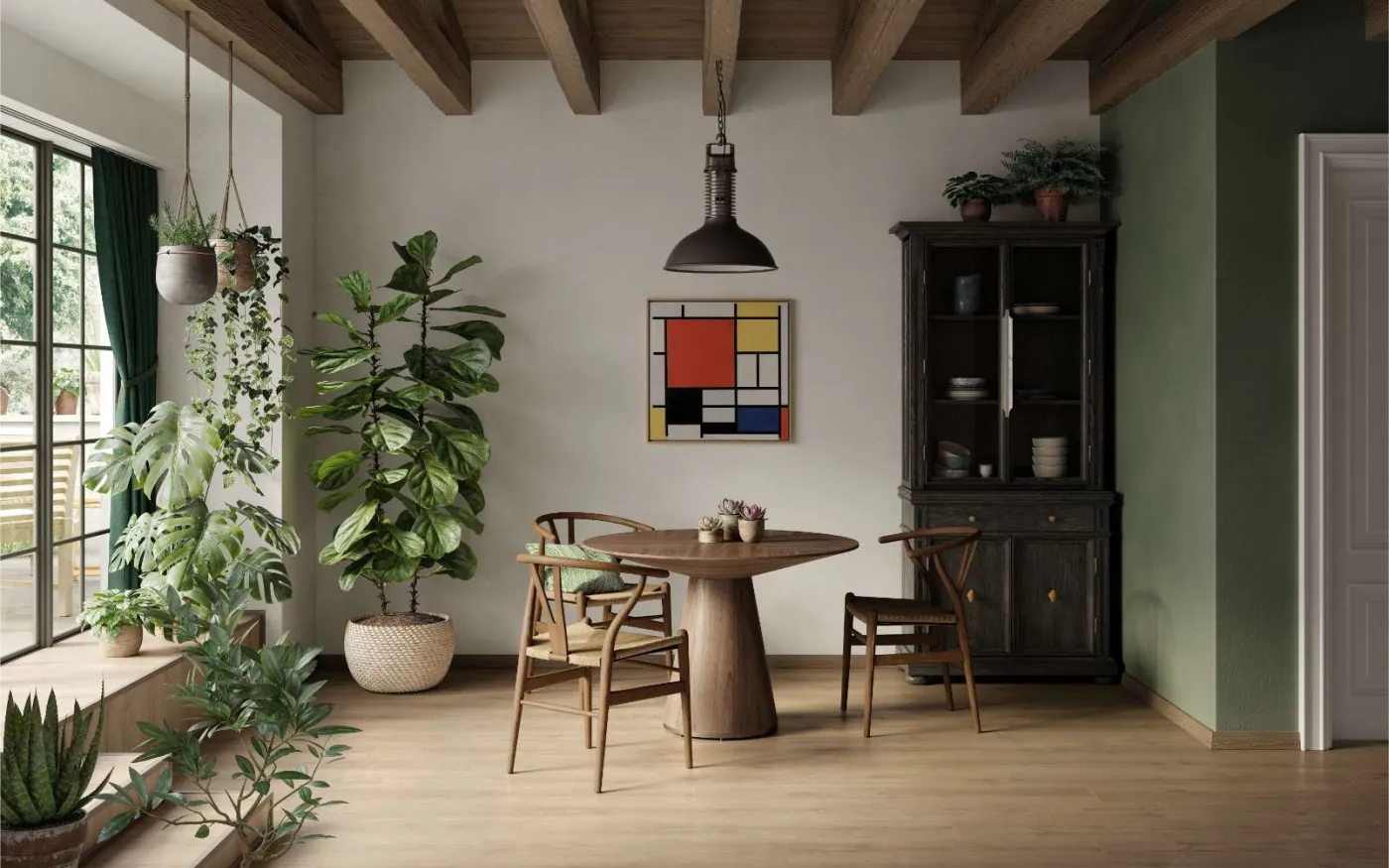 Avola Sarocco Oak, SC, 8.5 mm, Standard Plank - Room Scene