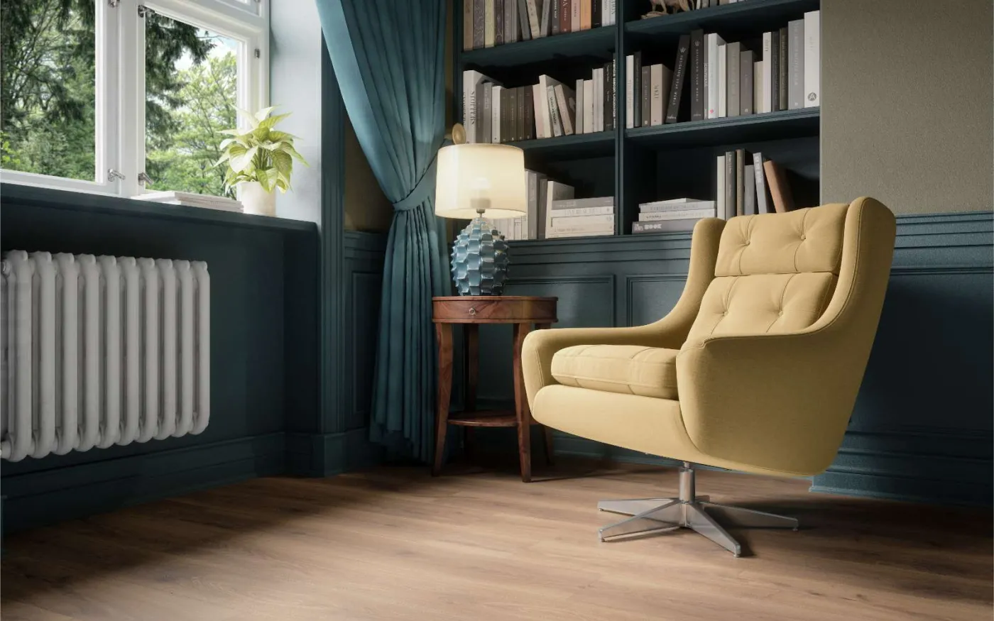 Biscotti Oak, RO, 8 mm, Standard Plank - Room Scene